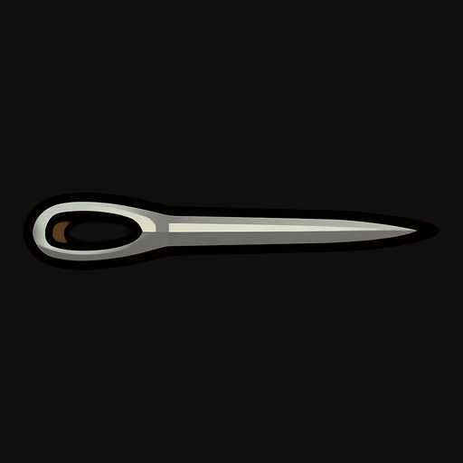 horizontal needle.
In-Game asset.  2d.  High contrast.  No shadows