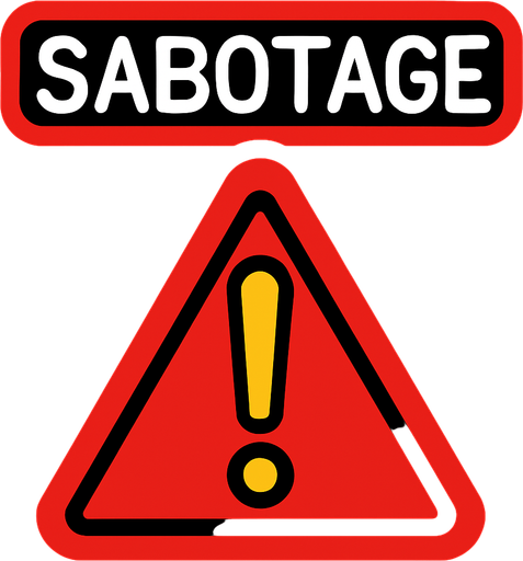 among us sabotageIndicator.
In-Game asset.  2d.  High contrast.  No shadows