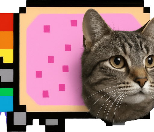 Photo-realistic cat head