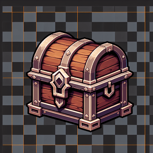 Chest like.
Single Game Texture. In-Game asset. 2d. Blank background. High contrast. No shadows.