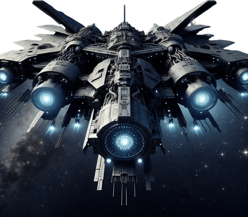 futuristic war space craft..
Full front bottom view
