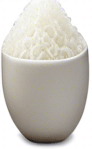 Long thin white rice