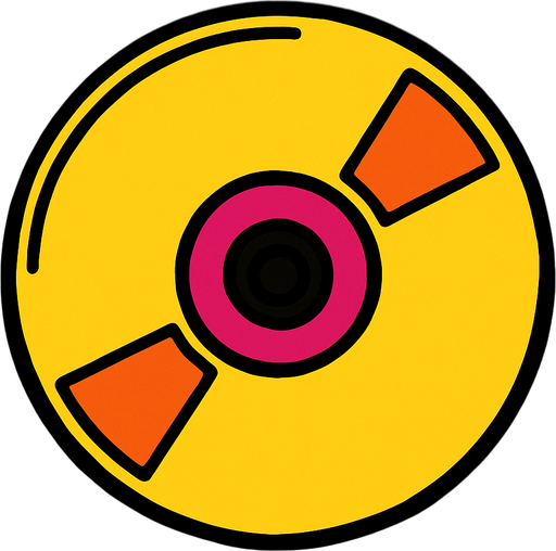 CD.
In-Game asset.  2d.  High contrast.  No shadows