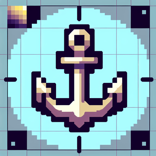 anchor.
Single Game Texture. In-Game asset. 2d. Blank background. High contrast. No shadows.