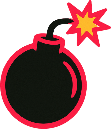 Bomba.
In-Game asset.  2d.  High contrast.  No shadows