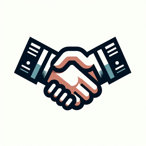 handshake.
Single Game Texture. In-Game asset. 2d. Blank background. High contrast. No shadows.