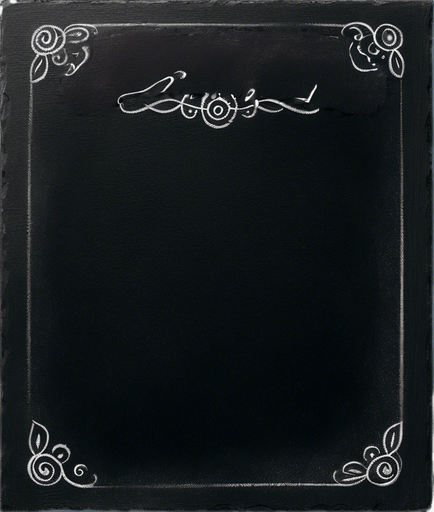 "NOVICE BLEND" handwritten in chalk