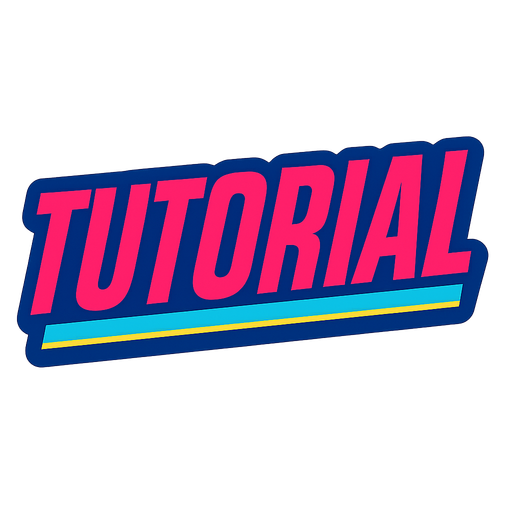 An SVG that says ‘Tutorial’
