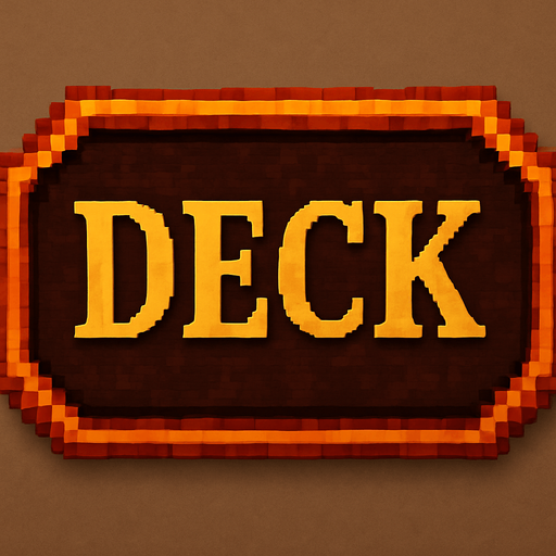 Deck yaz ama düzgün bir arka planla