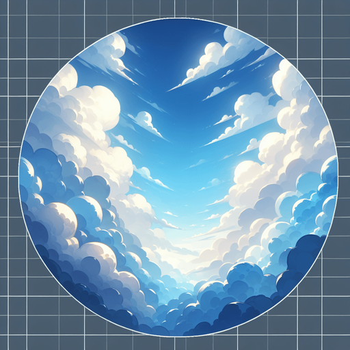 Sky.
Single Game Texture. In-Game asset. 2d. Blank background. High contrast. No shadows.