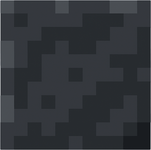 dark gray square 16*16 pixels pixel art..
In-Game asset.  2d.  High contrast.  No shadows