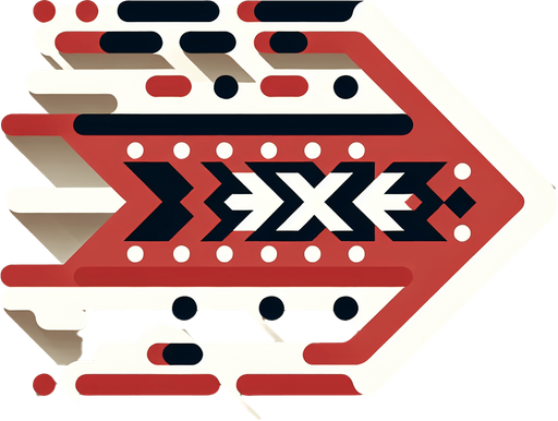 christmas inspired arrow pointing right, 2d flat.
Single Game Texture. In-Game asset. 2d. Blank background. High contrast. No shadows.