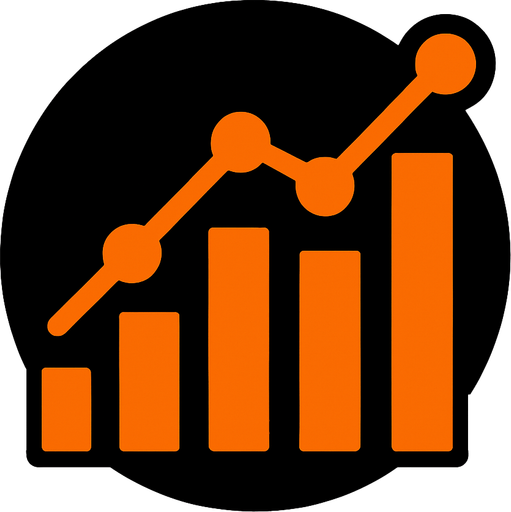 istatistik logosu.
In-Game asset.  2d.  High contrast.  No shadows