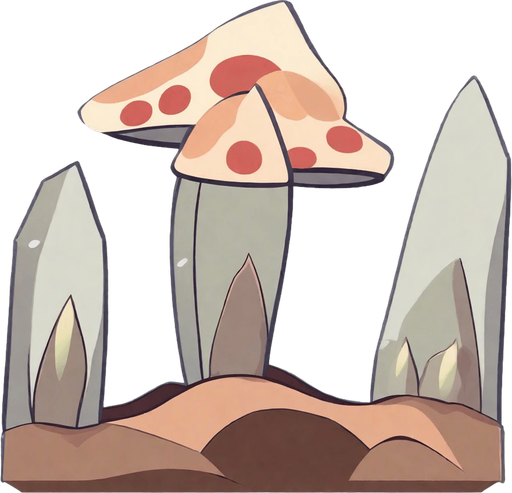 Mushroom kingdom style mountains. Transparent. Cartoony. No background. Transparent background. Blank background. No shadows. 2d. In-Game asset. flat