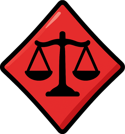 Just the diamond from this picture with an icon of a scale in the center.