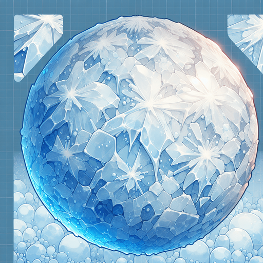 Ice.
Single Game Texture.  In-Game asset.  2d.  Blank background.  No shadows