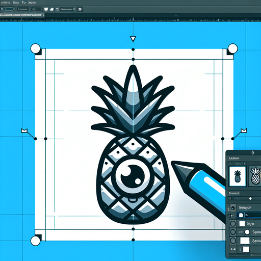 pineapple with eye and mouth animation..
Single Game Texture.  In-Game asset.  2d.  Blank background.  High contrast.  No shadows