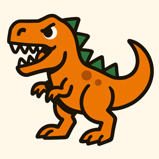 T-REX.
In-Game asset.  2d.  High contrast.  No shadows