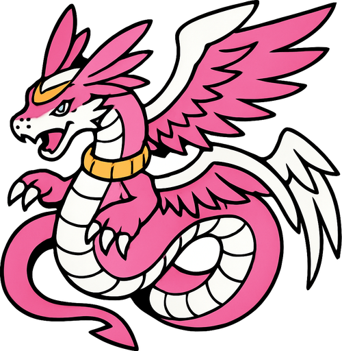 magnadramon.
In-Game asset.  2d.  High contrast.  No shadows