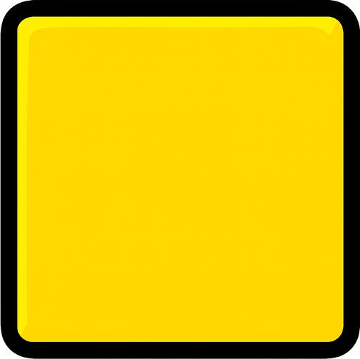 yellow square
without other colors.
In-Game asset.  2d.  High contrast.  No shadows