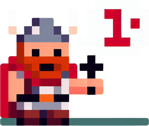 ubbe speech with red text inside saying "-1". pixelated. 8 bit..
Single Game Texture. In-Game asset. 2d. Blank background. High contrast. No shadows.