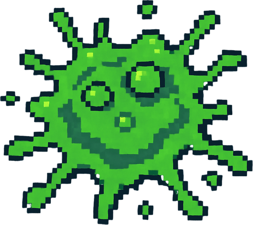 acid splash puddle, pixel art, top down, top view
In-Game asset.  2d.  High contrast.  No shadows
