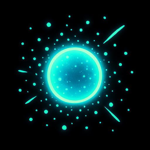 luminescentParticle.
In-Game asset.  2d.  High contrast.  No shadows