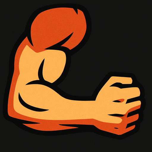 Le bras d'un mec.
In-Game asset.  2d.  High contrast.  No shadows