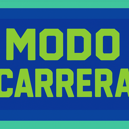Mismo estilo, pero que diga MODO CARRERA, y con los colores mas tipo verder y azules