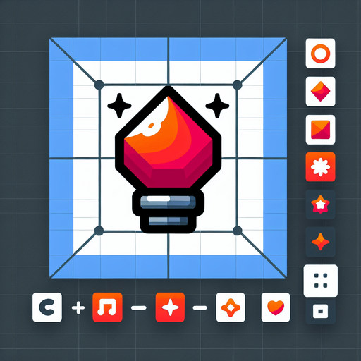 Powerup.
Single Game Texture.  In-Game asset.  2d.  Blank background.  High contrast.  No shadows. 3d