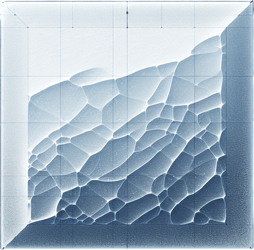 rectangular ice wall section, top down view

Single Game Texture. In-Game asset. 2d. Blank background. High contrast. No shadows.