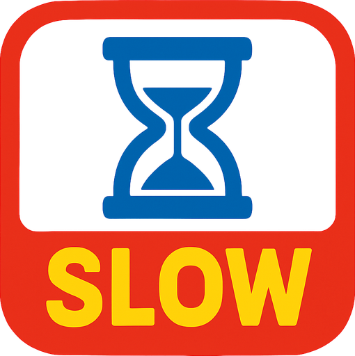 Powerup slow.
In-Game asset.  2d.  High contrast.  No shadows