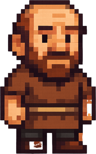 Not sick viliger pixel art