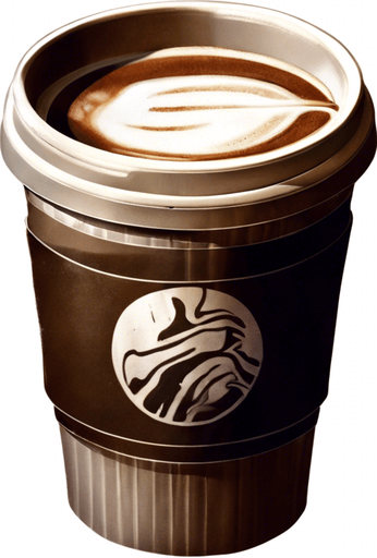 Have the coffee cup open at the top