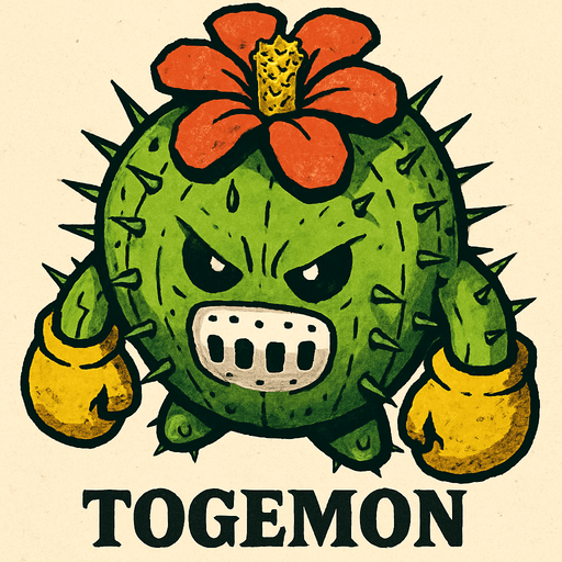 Togemon, visto desde arriba, calidad y detalles altamente épicos.
In-Game asset.  2d.  High contrast.  No shadows