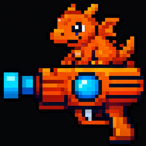 add a dragon baby on top of gun