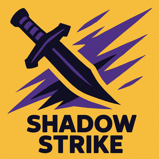 shadow strike.
In-Game asset.  2d.  High contrast.  No shadows
