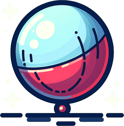 balloon.
Single Game Texture.  In-Game asset.  Blank background.  High contrast.  No shadows. 2d