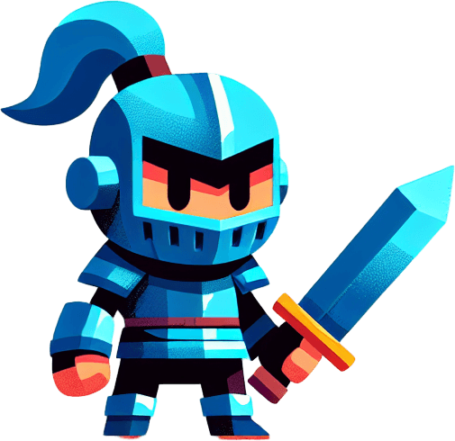 savaşçı karikatür şeklinde.
Single Game Texture.  In-Game asset.  2d.  Blank background.  High contrast.  No shadows