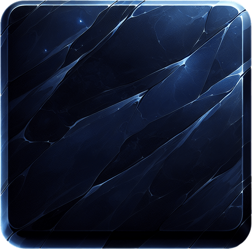 A quadratic polished dark blue marble slate. Front perspective with right angles.
Single Game Texture. In-Game asset. 2d. Blank background. High contrast. No shadows.