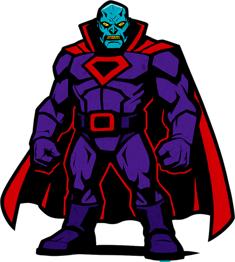 make a superman villain.
In-Game asset.  High contrast.  No shadows