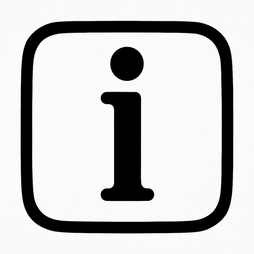 beyaz bir İ buton görseli.
In-Game asset.  2d.  High contrast.  No shadows