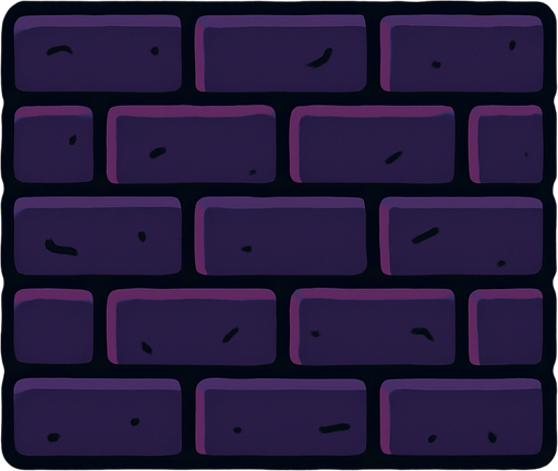 dark purple wall.
In-Game asset.  2d.  High contrast.  No shadows