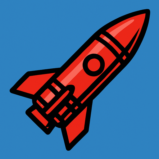 Red Missile.
In-Game asset.  2d.  High contrast.  No shadows