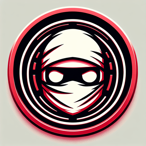 2d coin. Ninja face in the coin. red coin. 2 circles inside it.
Single Game Texture. In-Game asset. 2d. Blank background. High contrast. No shadows.