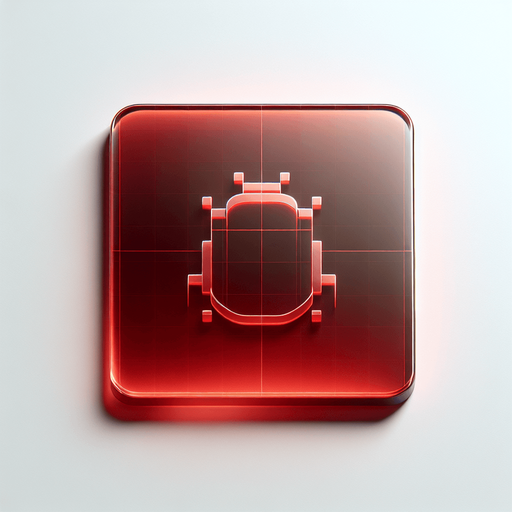 Bug Tile: A clean and sleek square tile with a soft red surface, subtly tinted to evoke a futuristic aesthetic. A barely noticeable, thin red border defines the edges, giving it a polished and minimal appearance. Within the tile, faintly visible and almost imperceptible, is the outline of a bug seen from above, blending seamlessly with the red surface. The design maintains a pristine and subtle aesthetic, representing a hidden bug tile within a computer system.
Single Game Texture. In-Game asset. 2d. Blank background. High contrast. No shadows.