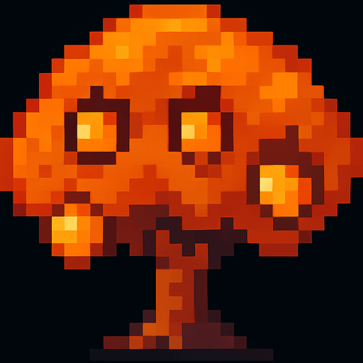 make trees leaves orange