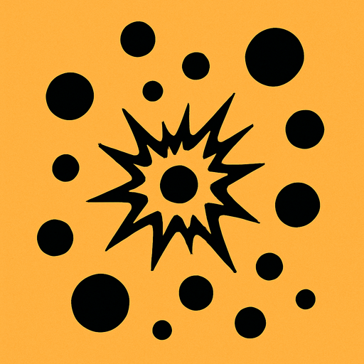 tüfek saçması..
In-Game asset.  2d.  High contrast.  No shadows