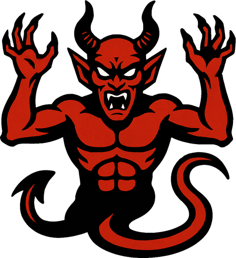 demon.
In-Game asset.  2d.  High contrast.  No shadows