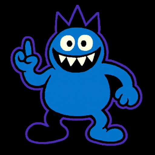 Make me a Deltarune enemy.
In-Game asset.  2d.  High contrast.  No shadows
